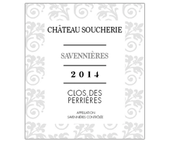 Château Soucherie - Savennières - Clos des Perrières - Blanc - 2014