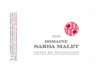 Domaine Sarda-Malet - Côtes du Roussillon - Le Sarda Malet - Rouge 2009