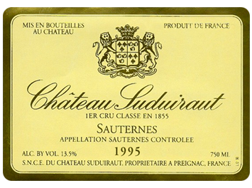 Château Suduiraut - Sauternes - Blanc - 1995