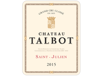 Château Talbot - Saint-Julien - Rouge - 2015