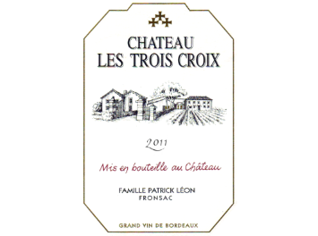 Château les Trois Croix - Fronsac - Rouge - 2011