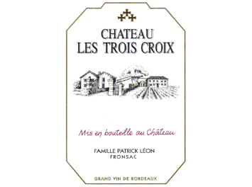 Château les Trois Croix - Fronsac - Rouge - 2012