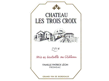 Château les Trois Croix - Fronsac - Rouge - 2014