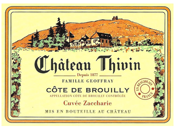 Château Thivin - Côte de Brouilly - Cuvée Zaccharie - Rouge - 2018