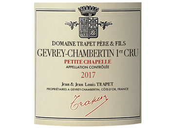 Domaine Jean Louis Trapet - Gevrey-Chambertin 1er Cru - Petite Chapelle - Rouge - 2017