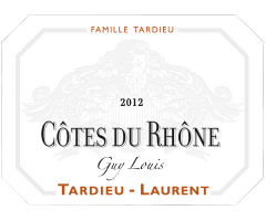 Tardieu-Laurent - Côtes du Rhône - Guy Louis - Blanc - 2012