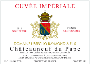 Domaine Raymond Usseglio - Chateauneuf du Pape - Impériale - Rouge - 2011