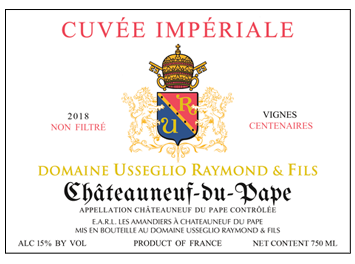 Domaine Raymond Usseglio - Châteauneuf-du-Pape - Cuvée Impériale - Rouge - 2018