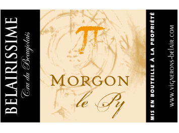 Vignerons de Bel Air - Morgon Le Py - Belairissime - Rouge - 2013