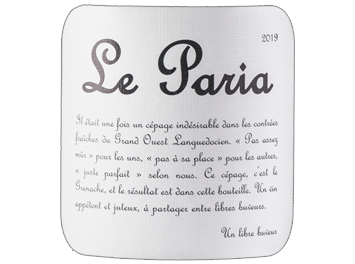 Maison Ventenac - Vin de France - Le Paria - Rouge - 2019