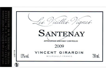 Vincent Girardin - Santenay - Vieilles Vignes Rouge 2009