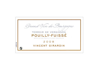 Vincent Girardin - Pouilly-Fuissé - Vieilles Vignes Blanc 2008