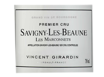 Vincent Girardin - Savigny les Beaune 1er Cru - Les Marconnets - Rouge - 2010