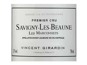 Vincent Girardin - Savigny Premier Cru - Marconnets - Rouge - 2011