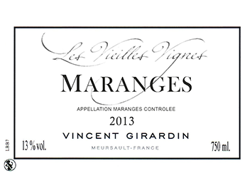 Vincent Girardin - Maranges - Vieilles Vignes - Rouge - 2013