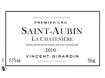 Vincent Girardin - Saint-Aubin 1er Cru - La Chatenière - Blanc - 2010