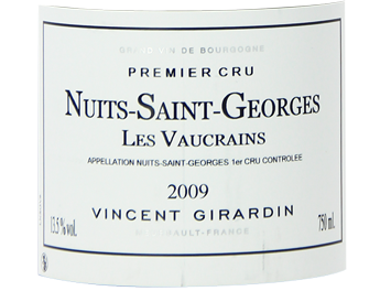 Vincent Girardin - Nuits-Saint-Georges 1er Cru - Les Vaucrains - Rouge - 2009