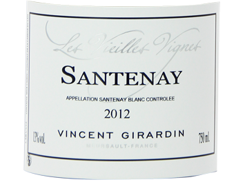 Vincent Girardin - Santenay - Vieilles Vignes - Blanc - 2012