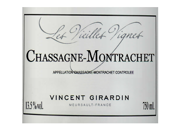 Vincent Girardin - Chassagne-Montrachet - Vieilles Vignes - Blanc - 2013