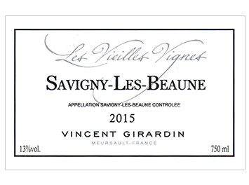 Vincent Girardin - Savigny-lès-Beaune - Les Vieilles Vignes - Rouge - 2015