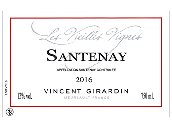 Vincent Girardin - Santenay - Les Vieilles Vignes - Rouge - 2016