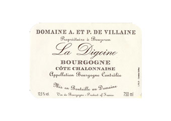 Domaine A. et P. de Villaine - Bourgogne Côte Chalonnaise - La Digoine Rouge 2009