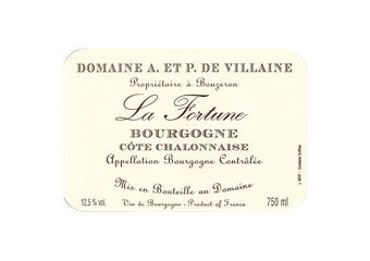 Domaine A. et P. de Villaine - Bourgogne Côte Chalonnaise - La Fortune Rouge 2007