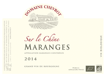 Domaine Chevrot - Maranges  - Sur le Chêne - Rouge - 2014