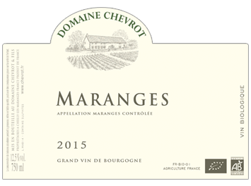 Domaine Chevrot et Fils - Maranges - Blanc - 2015