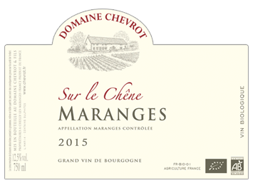 Domaine Chevrot et Fils - Maranges - Sur le Chêne - Rouge - 2015