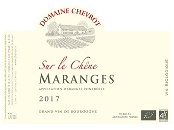 Domaine Chevrot et Fils - Maranges - Sur le Chêne - Rouge - 2017