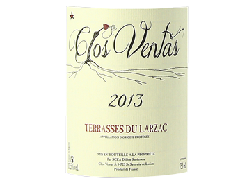 Clos Ventas - Terrasses du Larzac - Rouge - 2013