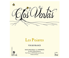 Clos Ventas - Vin de France - Les Pointes - Blanc - 2014