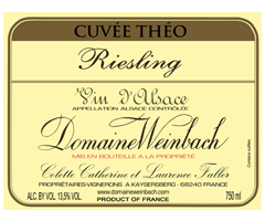 Domaine Weinbach - Alsace - Riesling - Cuvée Théo - Blanc - 2015