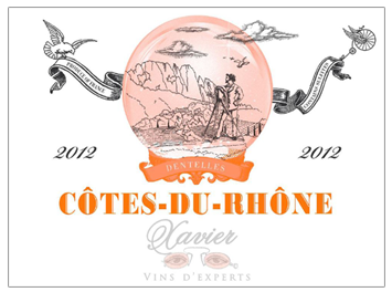 Xavier Vins - Côtes du Rhône - Dentelles - Rouge - 2012