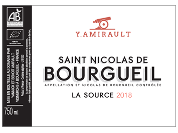 Domaine Yannick Amirault - Saint-Nicolas-de-Bourgueil - La Source - Rouge - 2018