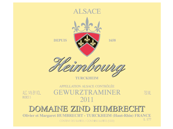 Domaine Zind Humbrecht - Alsace - Heimbourg Gewurztraminer - Blanc - 2011