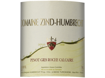 Domaine Zind Humbrecht - Alsace - Pinot Gris Roche Calcaire - Blanc - 2015