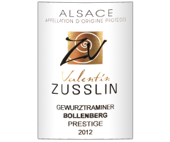 Domaine Valentin Zusslin - Alsace - Gewurztraminer Bollenberg - Prestige - Blanc - 2012