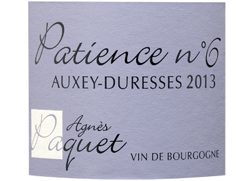 Agnès Paquet - Auxey Duresses  - Patience n°6 - Blanc - 2013