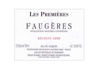 Domaine Jean-Michel Alquier - Faugères - Les Premières Rouge 2008