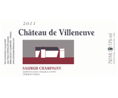 Château de Villeneuve - Saumur Champigny - Rouge - 2011