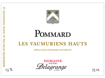 Domaine Henri Delagrange Pommard Les Bertins Premier Cru 2020