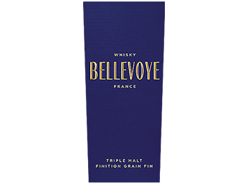 Whisky Français Triple Malt BELLEVOYE Bleu Finition Grain Fin