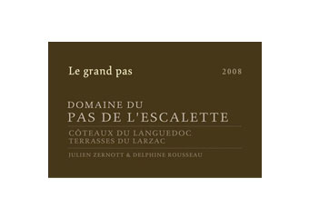 Domaine du Pas de l'Escalette - Coteaux du Languedoc - Le Grand Pas - Rouge 2008