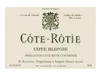 Domaine René Rostaing - Côte-Rôtie - Côte Blonde Rouge 2011
