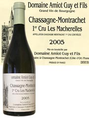 Domaine Amiot - Chassagne-Montrachet 1er Cru - Macherelles Blanc 2005