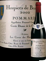 Les Caves des Hautes Côtes - Pommard - Hospices de Beaune - Dames de la Charité Rouge 2002