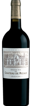 Château de Ricaud - Cadillac-Côtes de Bordeaux - Grand Vin - Rouge - 2016