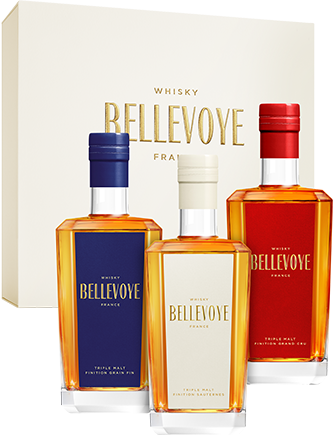 Bellevoye - Whisky - Coffret Bellevoye Bleu Blanc Rouge